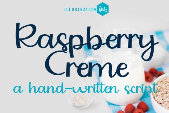 Raspberry Cream Font - Featured Image