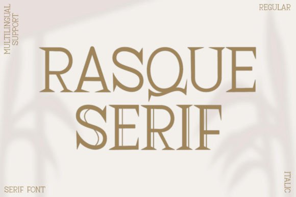 Rasque Serif Font - Featured Image