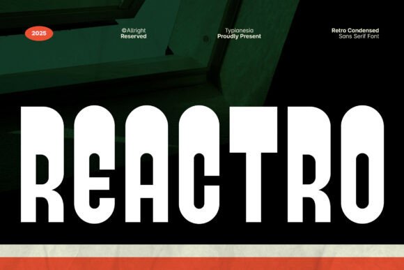 Reactro Font - Featured Image
