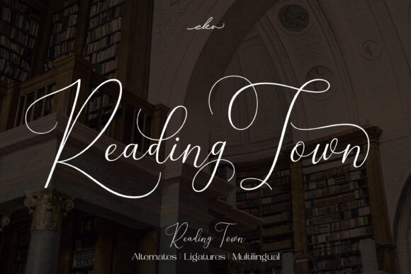 Reading Town Font - Featured Image