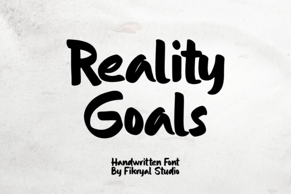 Reality Goals Font - Featured Image