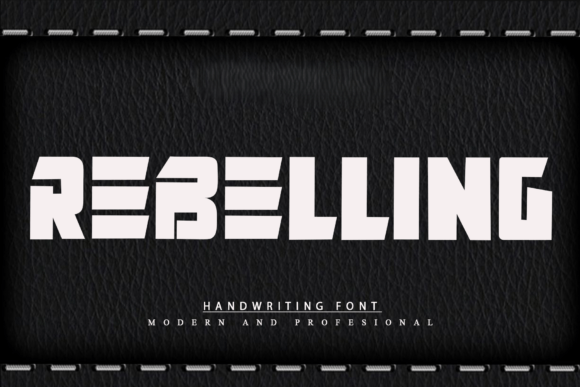 Rebeling Font - Featured Image