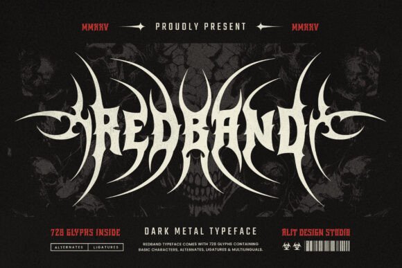 Red Band Font - Featured Image