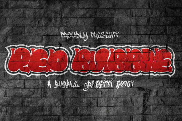Red Bubble Font - Featured Image