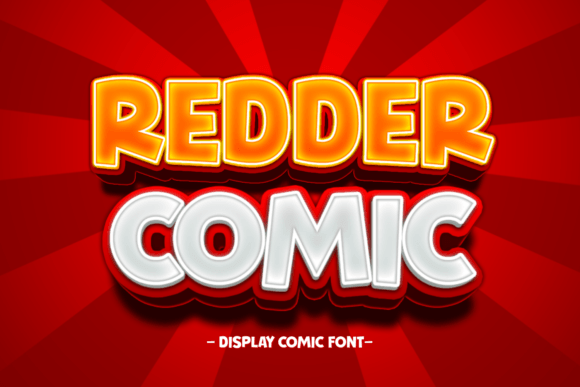 Redder Comic Font - Featured Image