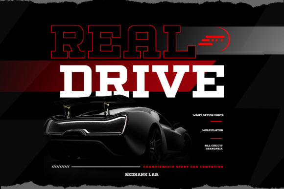 Redhank Font - Featured Image