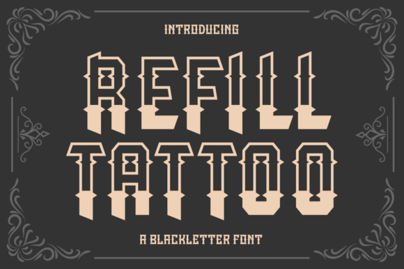 Refill Tattoo Font - Featured Image