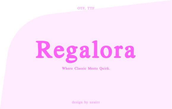 Regalora Font - Featured Image