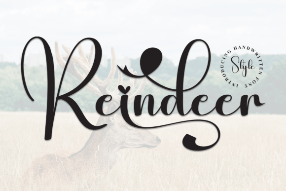 Reindeer Font - Featured Image