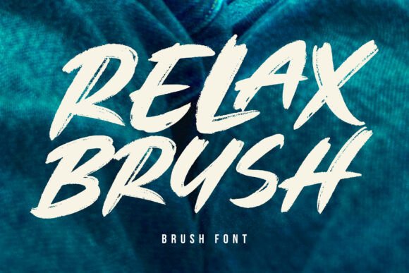 Relax Brush Font - Featured Image