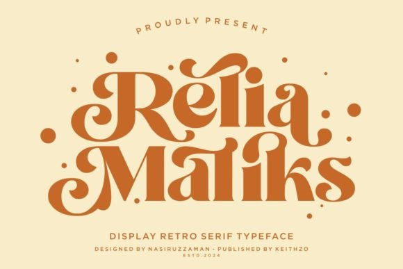 Relia Maliks Font - Featured Image