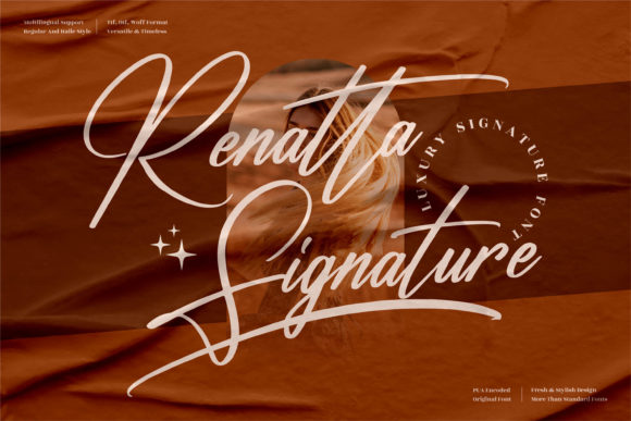 Renatta Signature Font - Featured Image