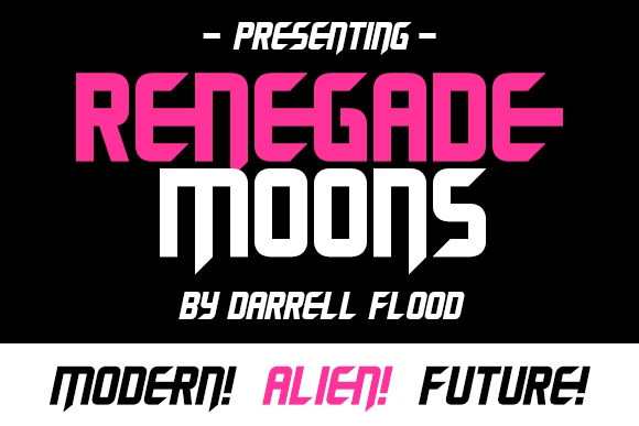 Renegade Moons Font - Featured Image