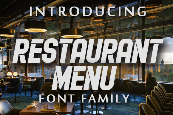 Restaurant Menu Font - Featured Image