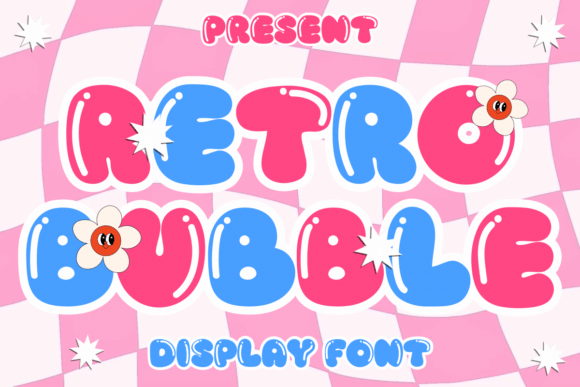 Retro Bubble Font - Featured Image