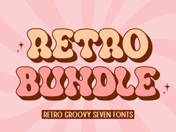 Retro Bundle Font - Featured Image