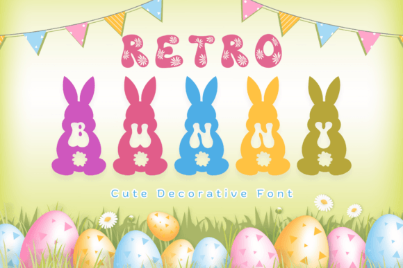 Retro Bunny Font - Featured Image