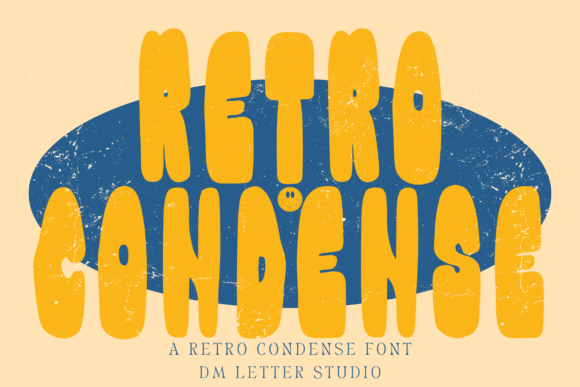Retro Condense Font - Featured Image