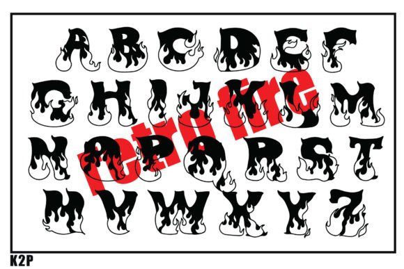 Retro Fire Font - Featured Image