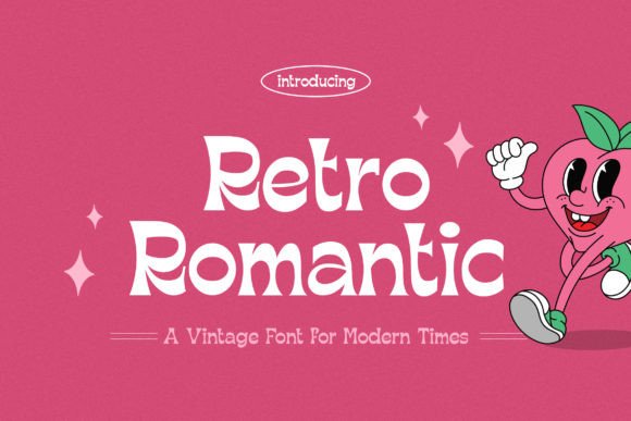 Retro Romantic Font - Featured Image