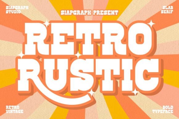 Retro Rustic Font - Featured Image