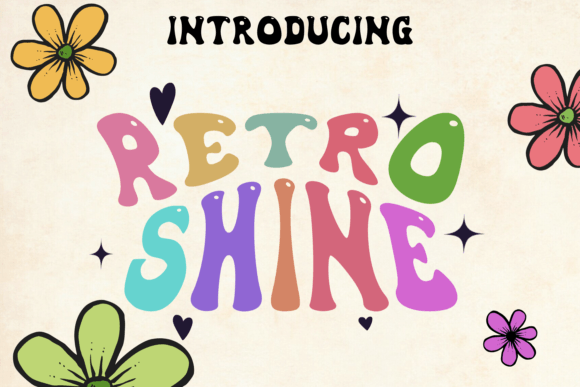 Retro Shine Font - Featured Image