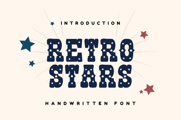 Retro Stars Font - Featured Image