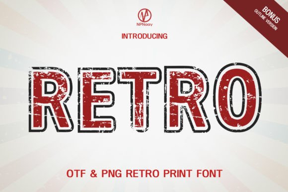 Retro V4 Font - Featured Image