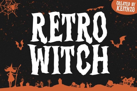 Retro Witch Font - Featured Image