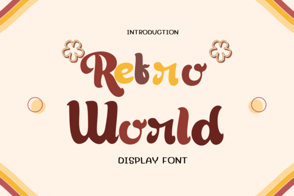 Retro World Font - Featured Image