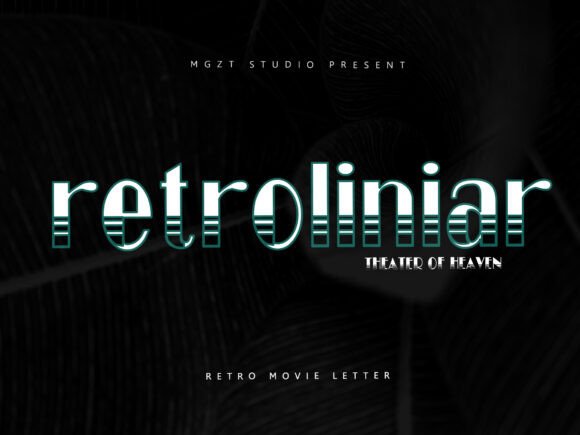 Retroliniar Font - Featured Image