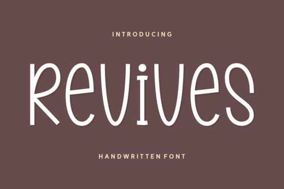 Revives Font - Featured Image