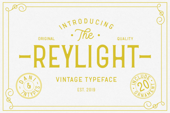 Reylight Font - Featured Image
