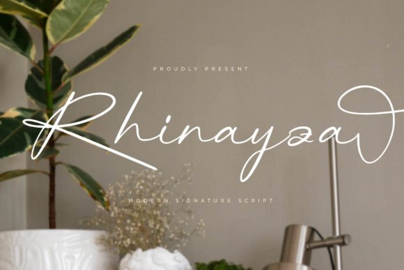 Rhinayza Font - Featured Image