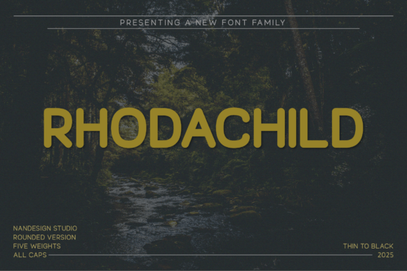 Rhodachild Rounded Font - Featured Image