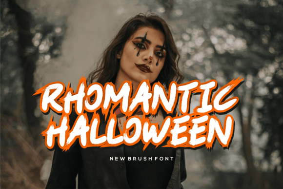 Rhomantic Halloween Font - Featured Image
