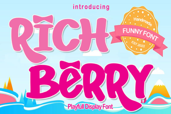 Rich Berry Font - Featured Image