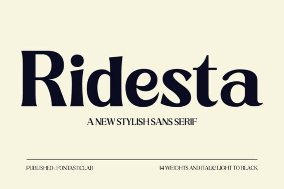 Ridesta Font - Featured Image