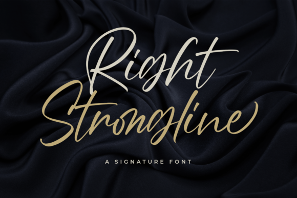 Right Strongline Font - Featured Image