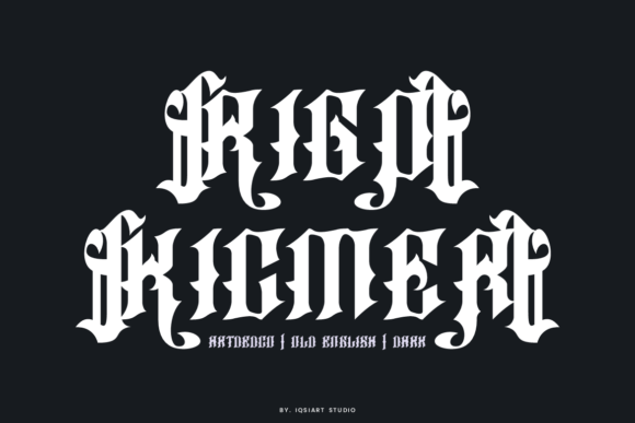 Rigo Kicmer Font - Featured Image