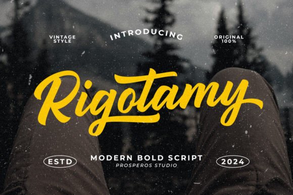 Rigotamy Font - Featured Image