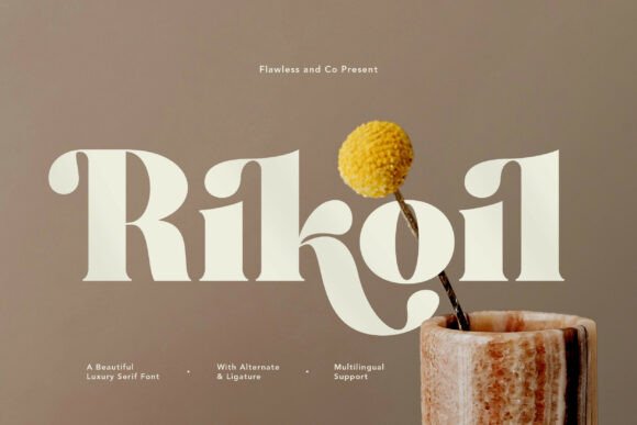 Rikoil Font - Featured Image