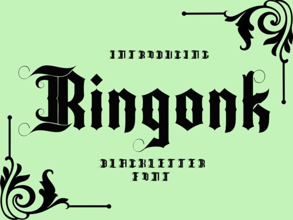 Ringonk Font - Featured Image