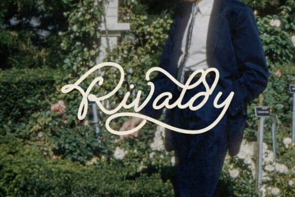 Rivaldy Monoline Script Pro Font - Featured Image