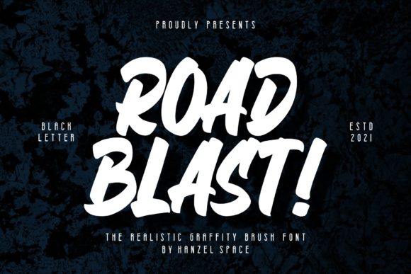 Road Blast! Font - Featured Image