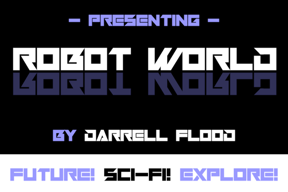 Robot World Font - Featured Image
