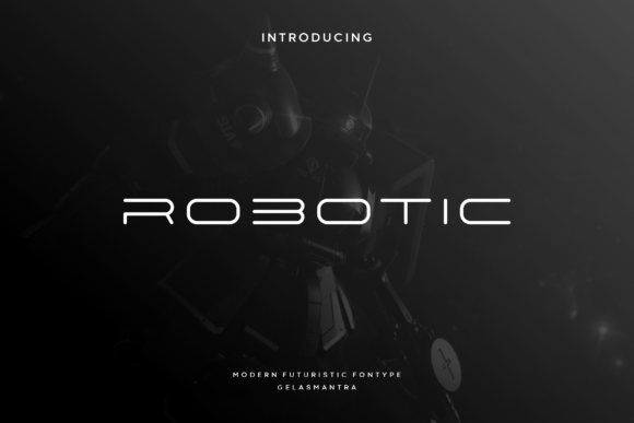 Robotic Font - Featured Image