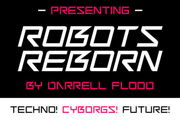 Robots Reborn Font - Featured Image