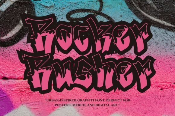 Rocker Rusher Font - Featured Image