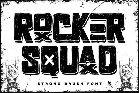 Rocker Squad Font - Featured Image